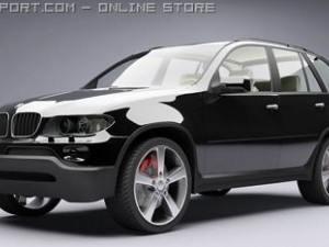 bmw x5 4.8is 2004 3D-Modell