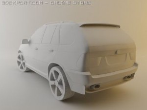 bmw x5 4.8is 2004 Modelo 3D