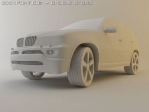 bmw x5 4.8is 2004 Modelo 3D