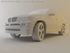 bmw x5 48is 2004 3D Model