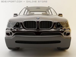 bmw x5 4.8is 2004 Modelo 3D