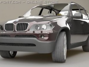 bmw x5 4.8is 2004 Modelo 3D