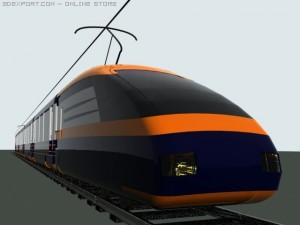 train 3D Модель