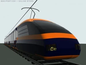 trein 3D Model