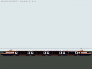 train 3D 模型