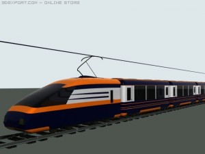 train 3D 模型