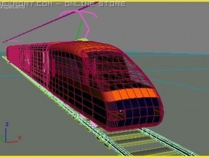train 3D 模型