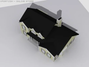 two story house 3D Model