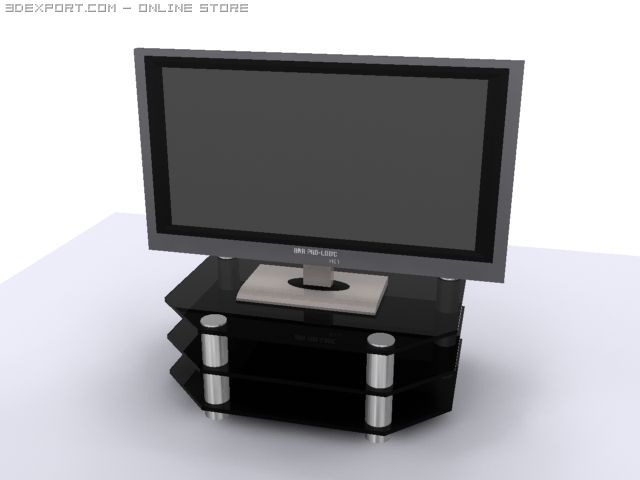 plasma tv Modelo 3D .c4d .max .obj .3ds .fbx .stl .blend 
