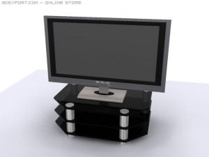 plasma tv Modèle 3D