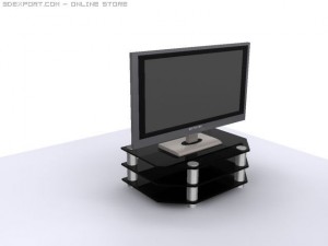 plasma tv Modelo 3D