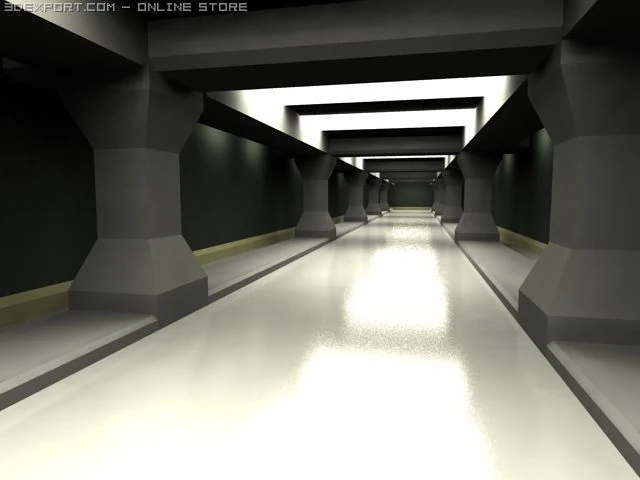 cichy chodnik Model 3D .c4d .max .obj .3ds .fbx .stl .blend 