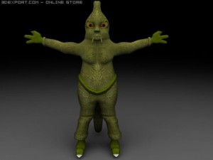 alien 02 Modelo 3D