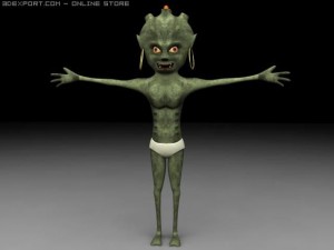 alien 03 3D Model