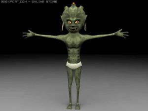 пришелец 03 3D Модель