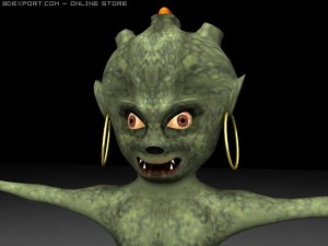 alien 03 Model 3D