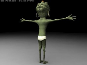 alien 03 Model 3D
