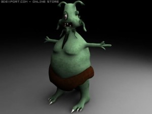 alien 04 Model 3D