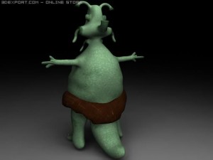 alien 04 Model 3D