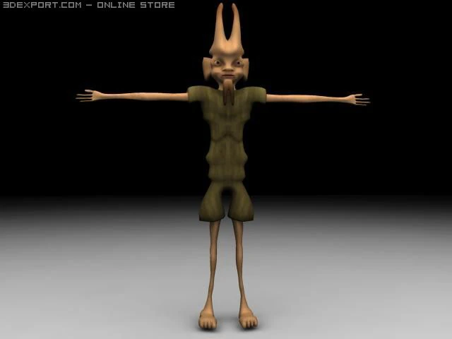 alien&iacute;gena 01 Modelo 3D .c4d .max .obj .3ds .fbx .stl .blend 