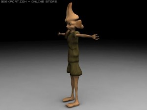 alien 01 3D Model