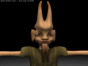 alien 01 3D Model