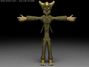 пришелец 09 3D Модель