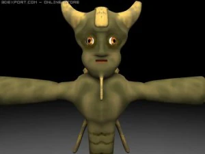 пришелец 09 3D Модель