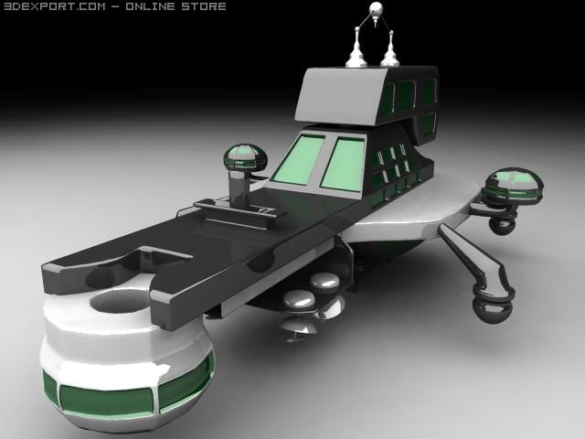 sship 01 Model 3D .c4d .max .obj .3ds .fbx .stl .blend 