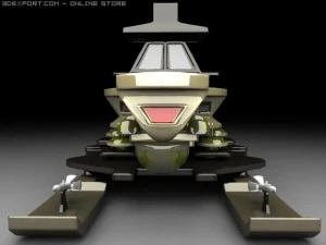 корабль 02 3D Модель