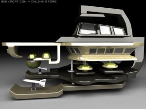 sship 02 3D Model