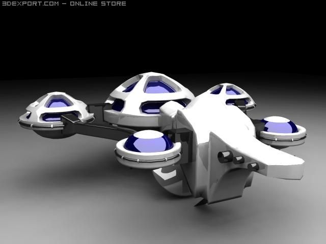 sship 04 3D Модель .c4d .max .obj .3ds .fbx .stl .blend 