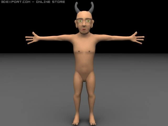 giant boy 3D Model .c4d .max .obj .3ds .fbx .stl .blend 