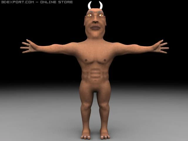 giant grandpa 3D Model .c4d .max .obj .3ds .fbx .stl .blend 