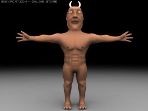 giant grandpa Model 3D