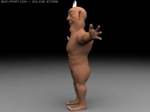 giant grandpa Model 3D