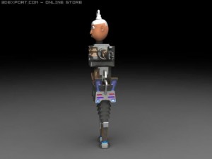 robot 00g 3D Model