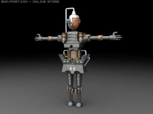 robot 00g Model 3D