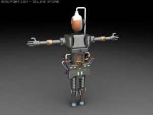 robot 00g Model 3D