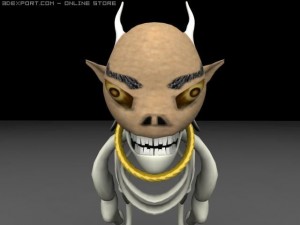 skeleton creature 3D Model
