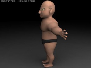 tiny man 3D Model