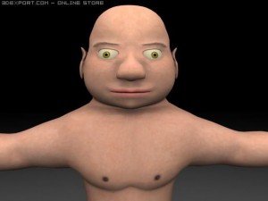 tiny man 3D Model