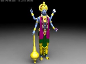 lord vishnu 3D Model