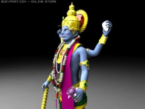 lord vishnu Model 3D