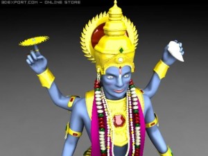 lord vishnu Model 3D