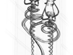 double lamp 3D Model