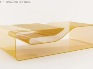 acrylic plastic coffee table 3D Model