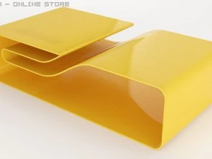acrylic plastic coffee table 3D Model