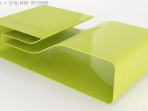acrylic plastic coffee table 3D Model