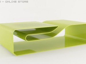acrylic (plastic) coffee table 3Dモデル